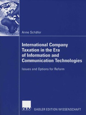 cover image of International Company Taxation in the Era of Information and Communication Technologies